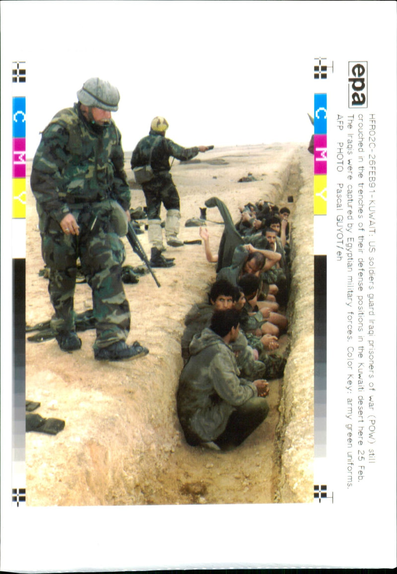 Iraq war pow: - Vintage Photograph