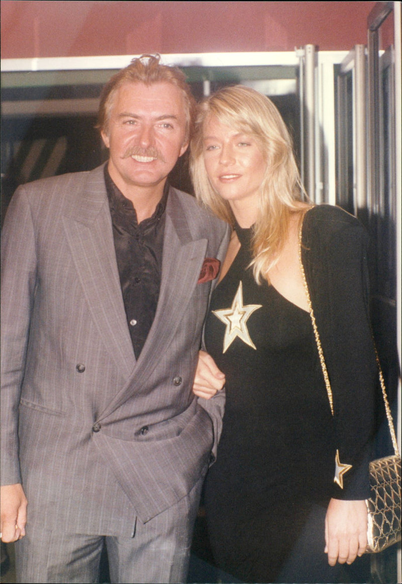 Actor Tony Scannell with his girlfriend - Vintage Photograph