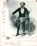 Charles Dickens Writer. - Vintage Photograph