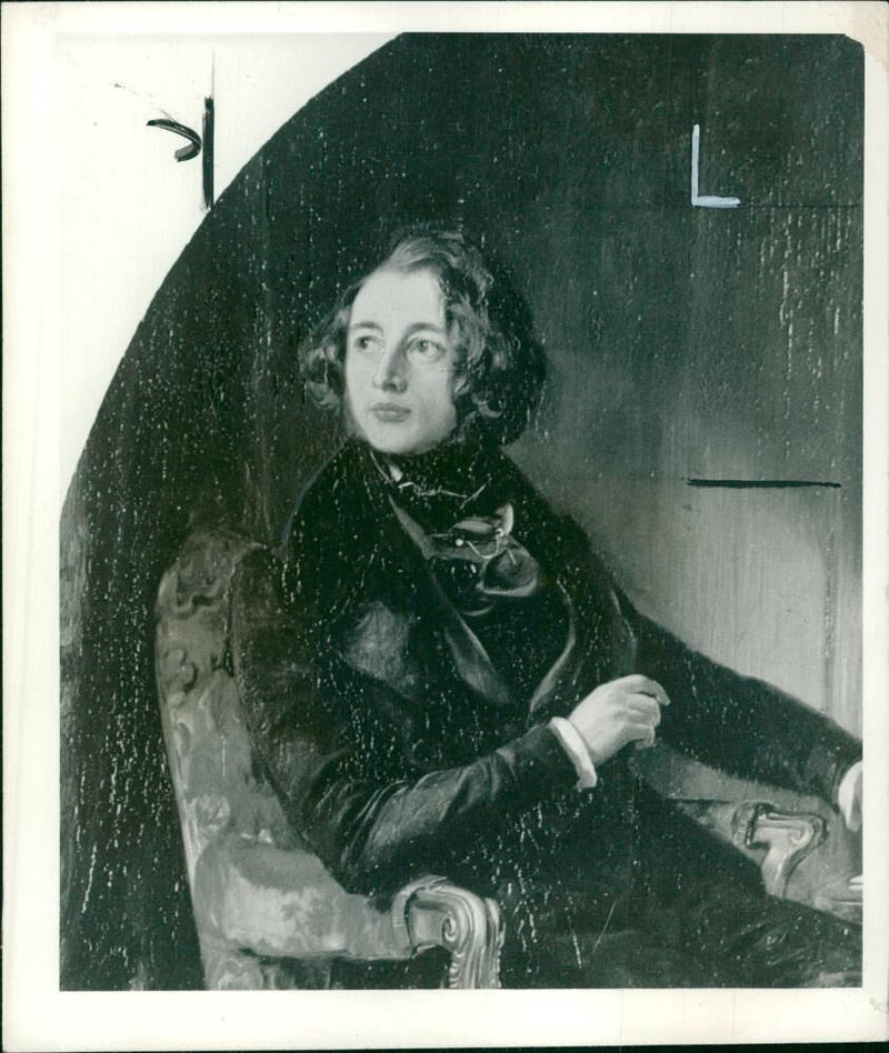 Charles Dickens Writer. - Vintage Photograph