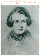Charles Dickens Writer. - Vintage Photograph