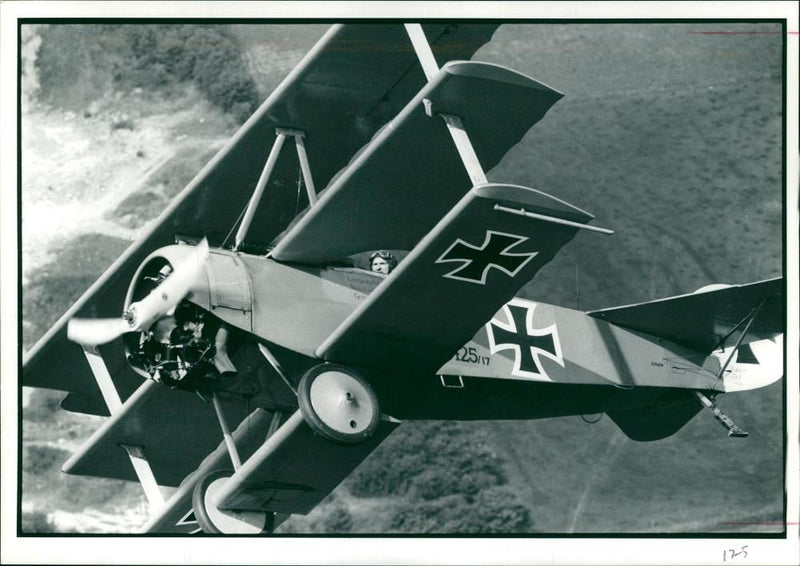 Aircraft: Fokker Triplane - Vintage Photograph