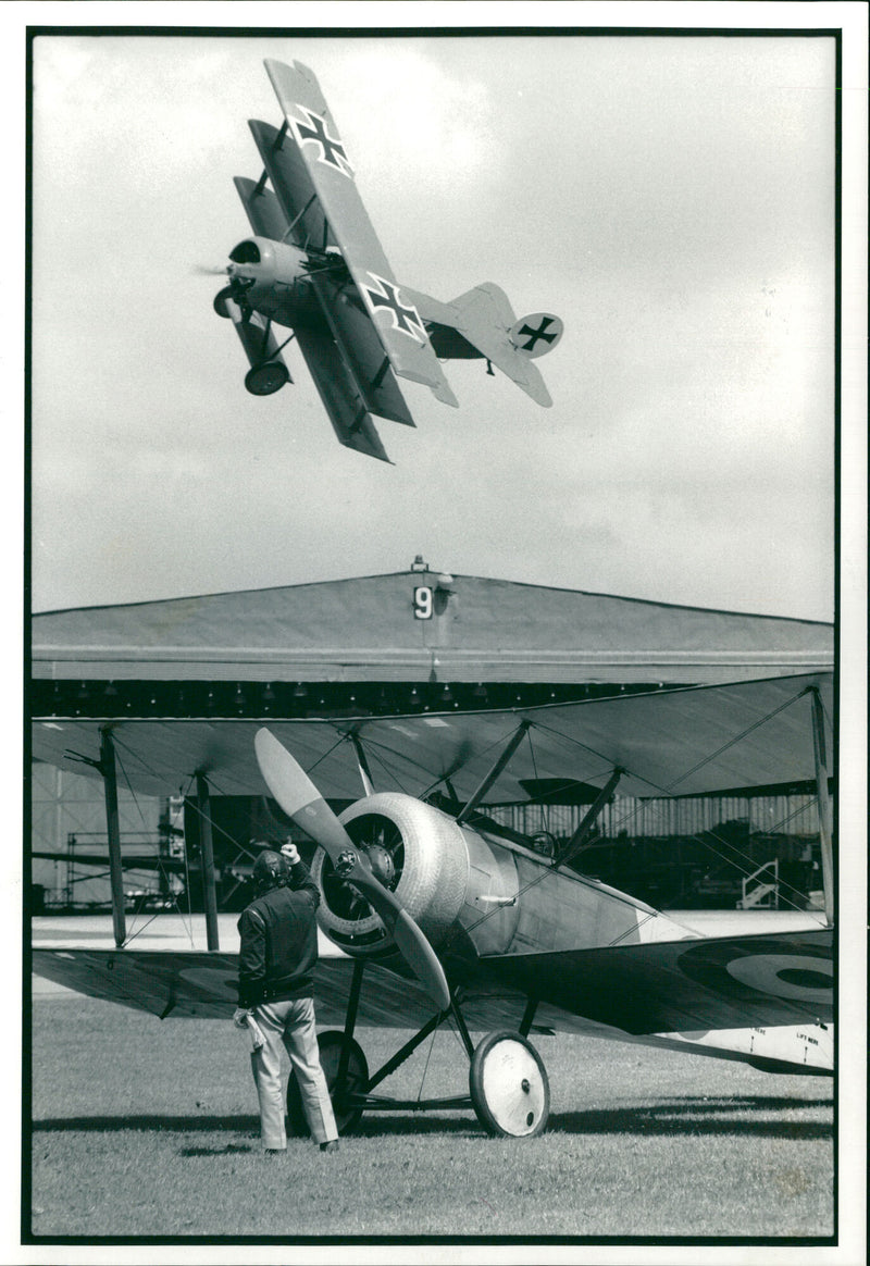 Aircraft: Fokker Triplane - Vintage Photograph