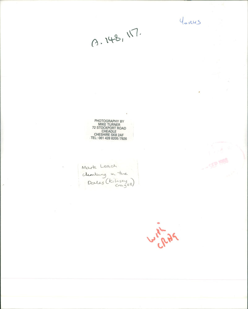 Mark Leach - Vintage Photograph