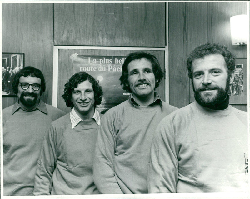 Expeditions: British Kayak: Frank Goodman, Jim Hargraves, Barry Smith, Nigel Matthews. - Vintage Photograph