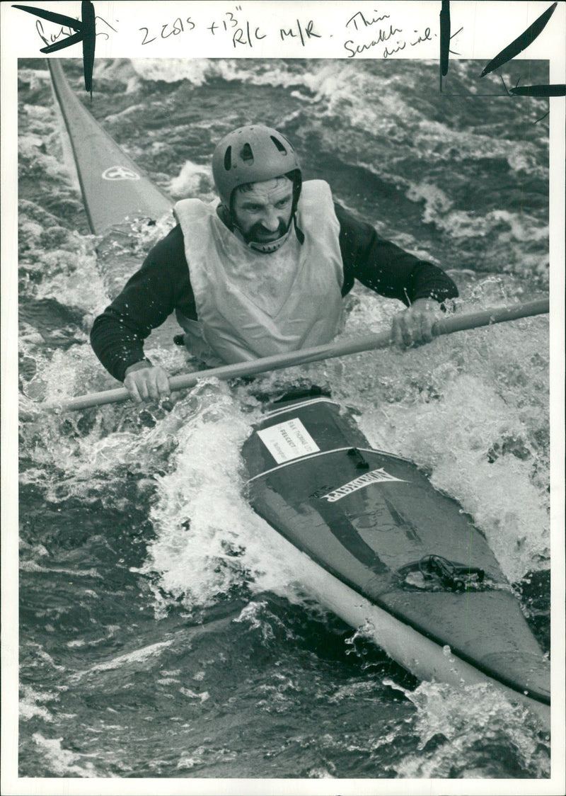 Expeditions: British Kayak: Frank Goodman. - Vintage Photograph