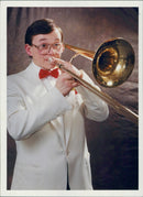 Musician:jonathan wyatt. - Vintage Photograph