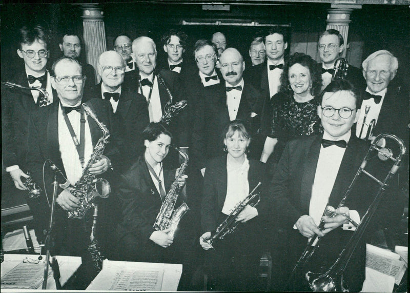 Musician: jonathan wyatt big band. - Vintage Photograph
