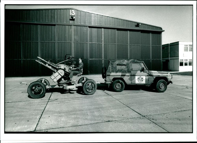 Gun ZPU-4 - Vintage Photograph