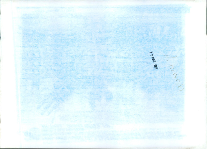 Iraq -un war kuwait city war damage:two U.S soldiers unload crates of medicines. - Vintage Photograph