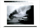 Iraq in war Kuwait oil fires - Vintage Photograph