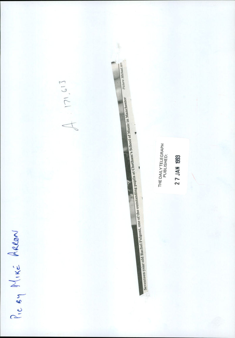 Chetham's School of Music: - Vintage Photograph