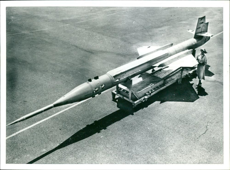 The Lockheed Martin SR-72:lockhead fighter jet. - Vintage Photograph