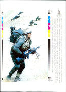 Iraq UN War Other Navys:A Ciatoon of soldier. - Vintage Photograph