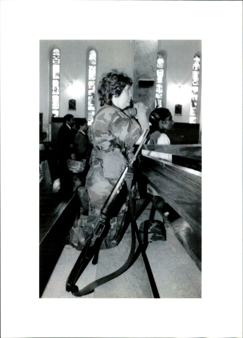 War and peace. - Vintage Photograph