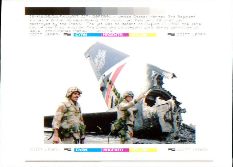 United States Marines. - Vintage Photograph