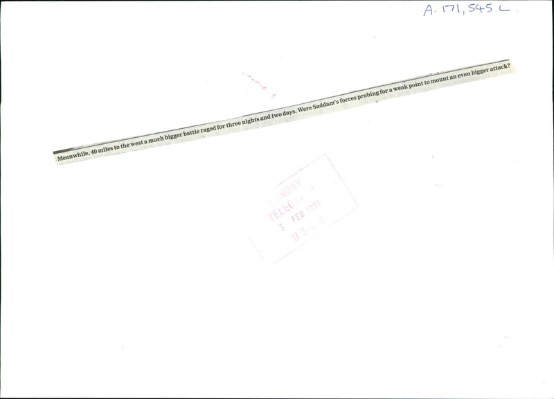 Iraq UN War:United States Marine. - Vintage Photograph