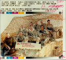 Gulf War:Smiling through. - Vintage Photograph