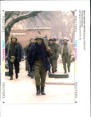 Rebel Chechen fighters. - Vintage Photograph