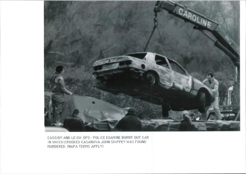 Shippey john was found murdered. - Vintage Photograph