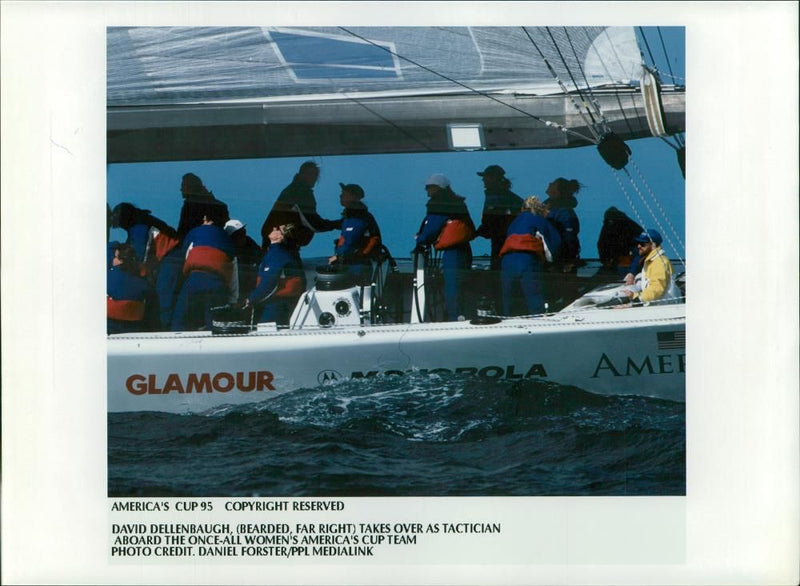 Ship: Yacht-America3 - Vintage Photograph