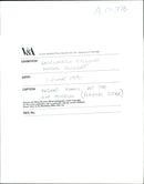 Musical instrument:nishat khan at the museum. - Vintage Photograph