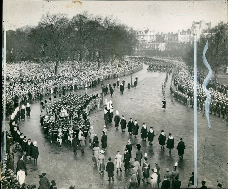 Funeral of King George V. - Vintage Photograph