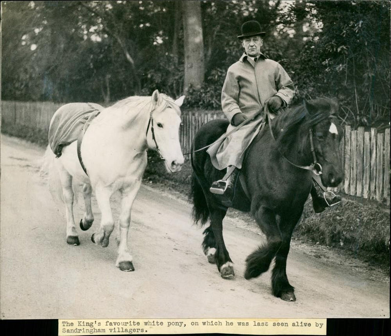 King George V - Vintage Photograph