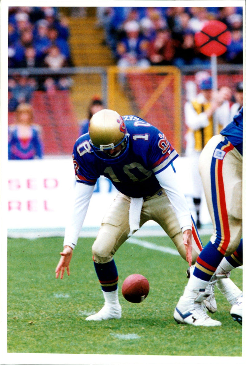 American football british teams: - Vintage Photograph