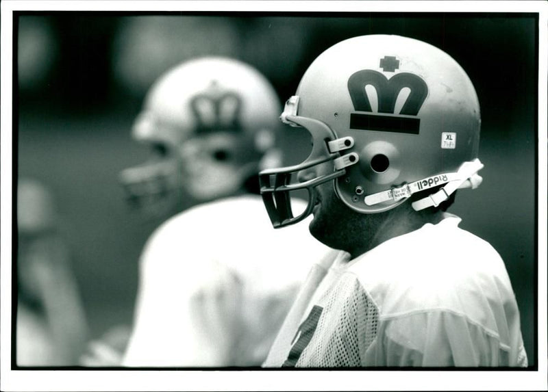 American football british teams: - Vintage Photograph