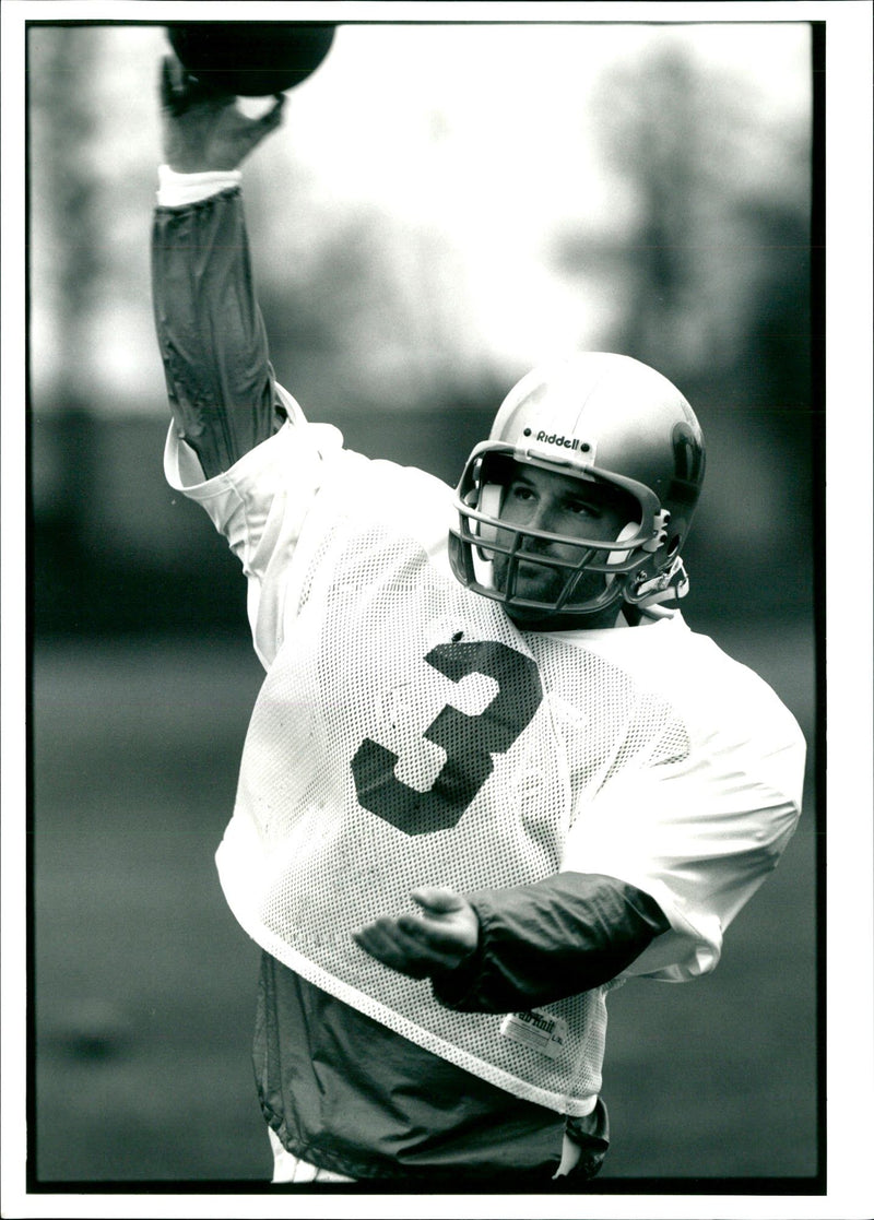 American football british teams: - Vintage Photograph