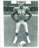 American football british teams:impressive displays by danny lockett. - Vintage Photograph