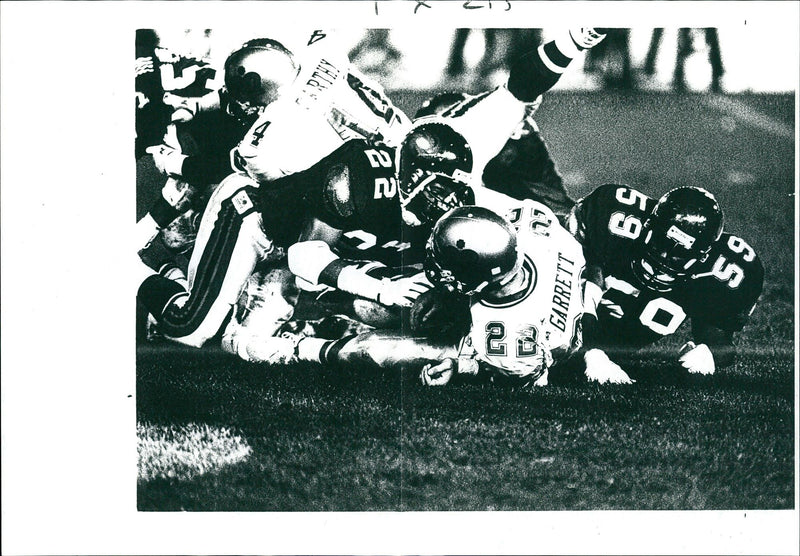 American football british teams: - Vintage Photograph