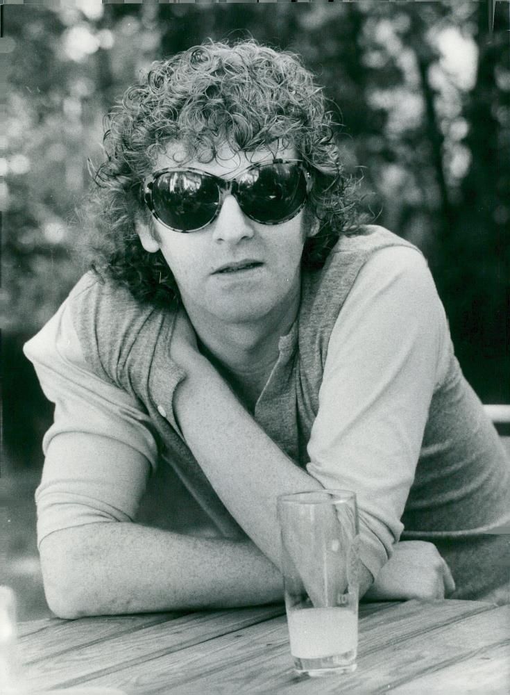 British musician and songwriter Ian Hunter. - Vintage Photograph