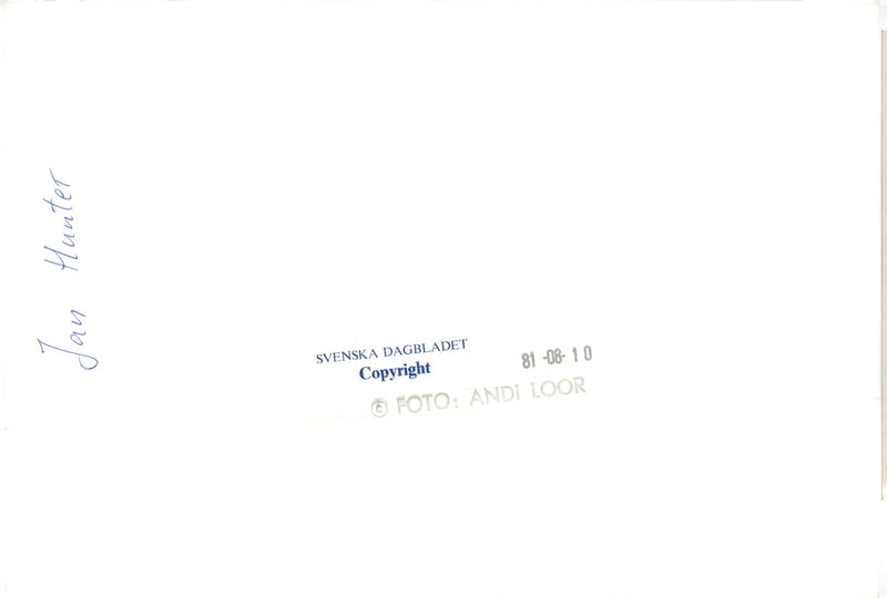 Ian Hunter, musician USA - Vintage Photograph