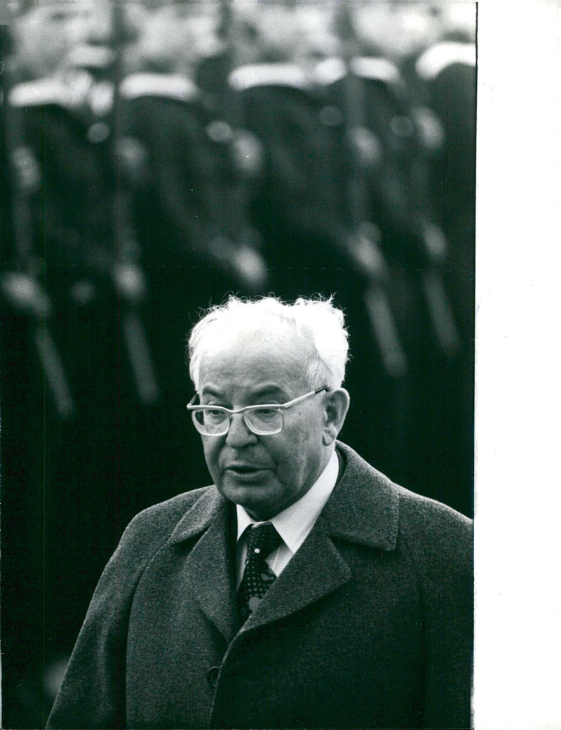 Czechoslovak politician GustÃ¡v HusÃ¡k. - Vintage Photograph