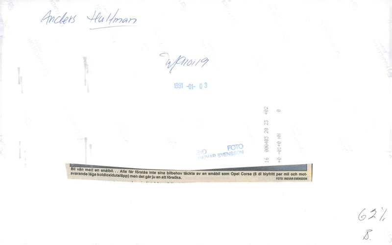 Anders Hultman - Vintage Photograph