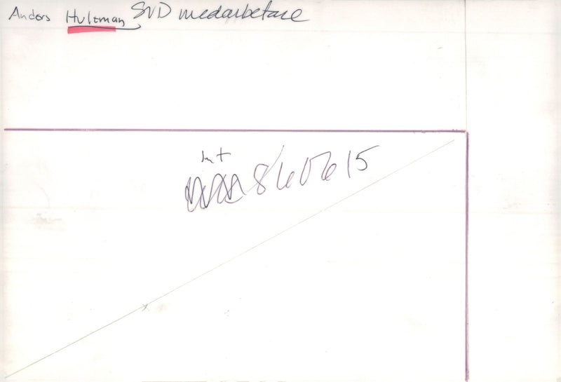 Anders Hultman - Vintage Photograph