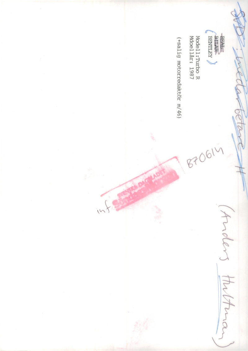 Anders Hultman - Vintage Photograph