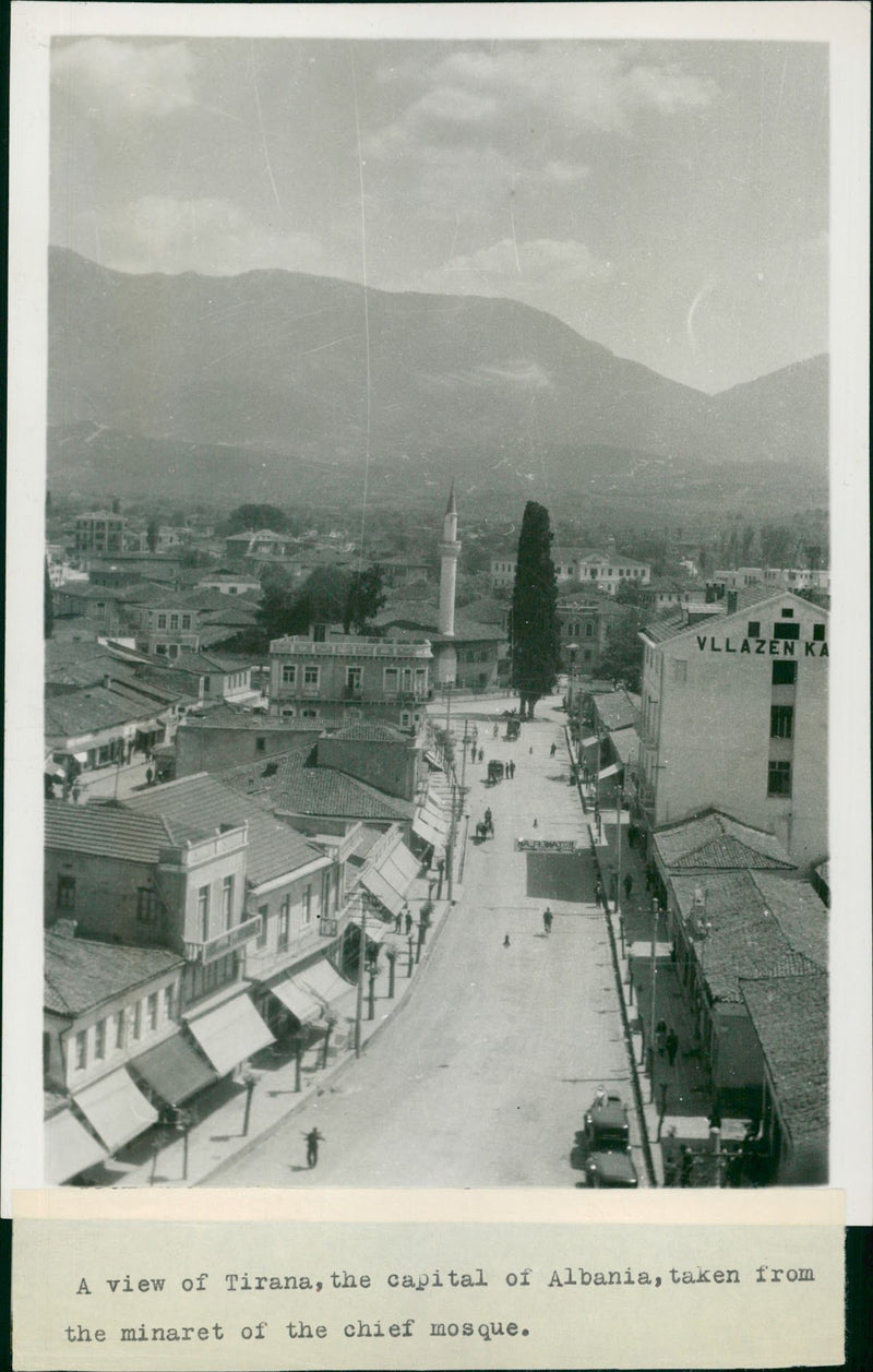 Albania: Tirana. - Vintage Photograph