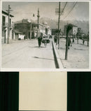 Albania: Tirana: Mussolini Avenue. - Vintage Photograph