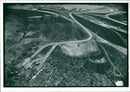 Open-pit mining: Blot on the landscape. - Vintage Photograph