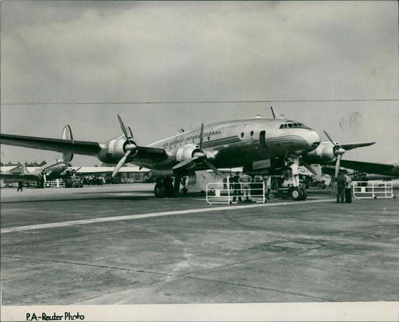 Missing Airliner. - Vintage Photograph