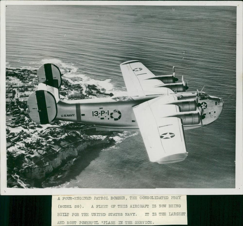 Aircraft: Consolidated PB2Y. - Vintage Photograph