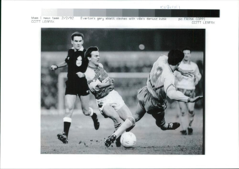 Dariusz Jan Kubicki with gary ablett. - Vintage Photograph