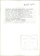 Submarine: Chinese Nuclear Sub. - Vintage Photograph