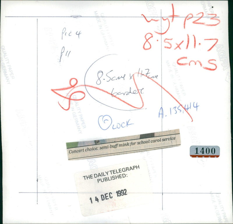 Concert choice. - Vintage Photograph