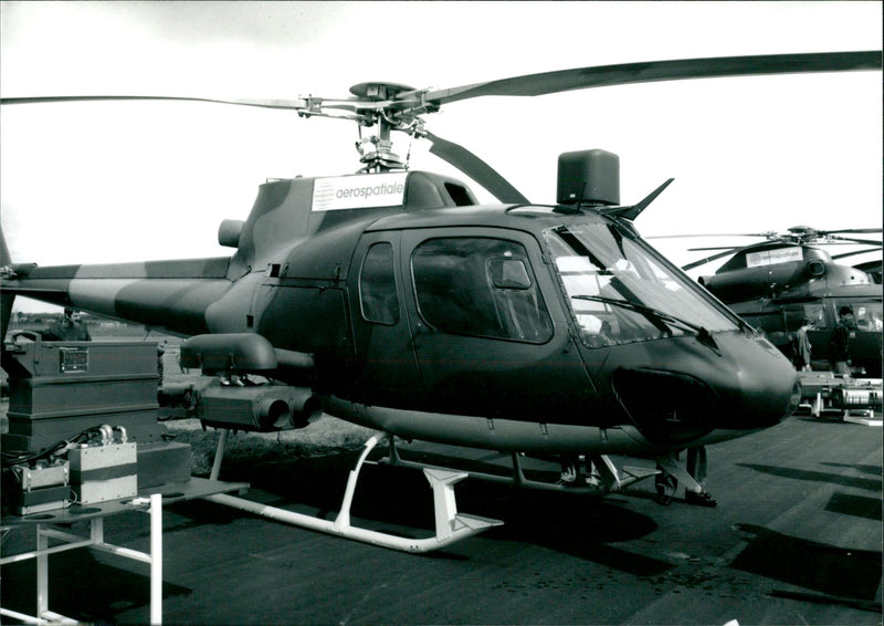 Aircraft: AS 350 LI Ecureuil Helicopter. - Vintage Photograph