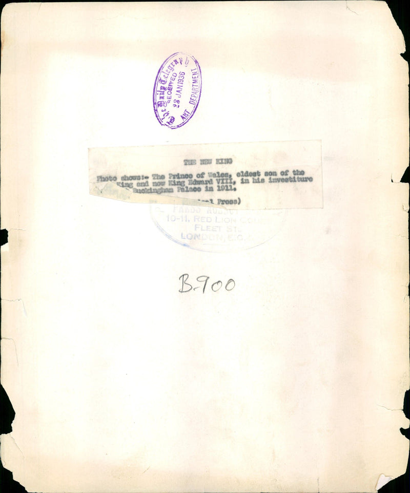 King Edward VIII - Vintage Photograph