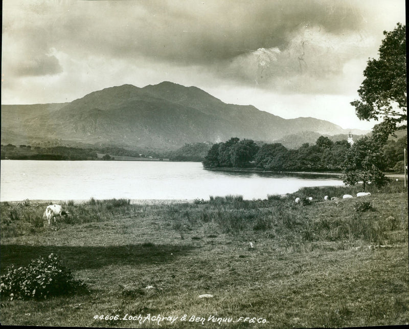 Scotland: Ben Venue. - Vintage Photograph